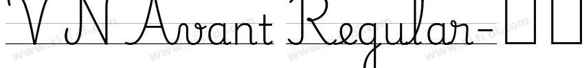 VNAvant Regular字体转换